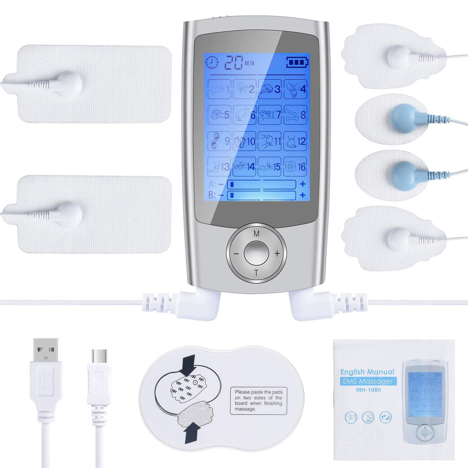 Transformative TENS Therapy: 16-Mode Multi-Function Electronic Meridian Physiotherapy Massager for Muscle Pain Relief