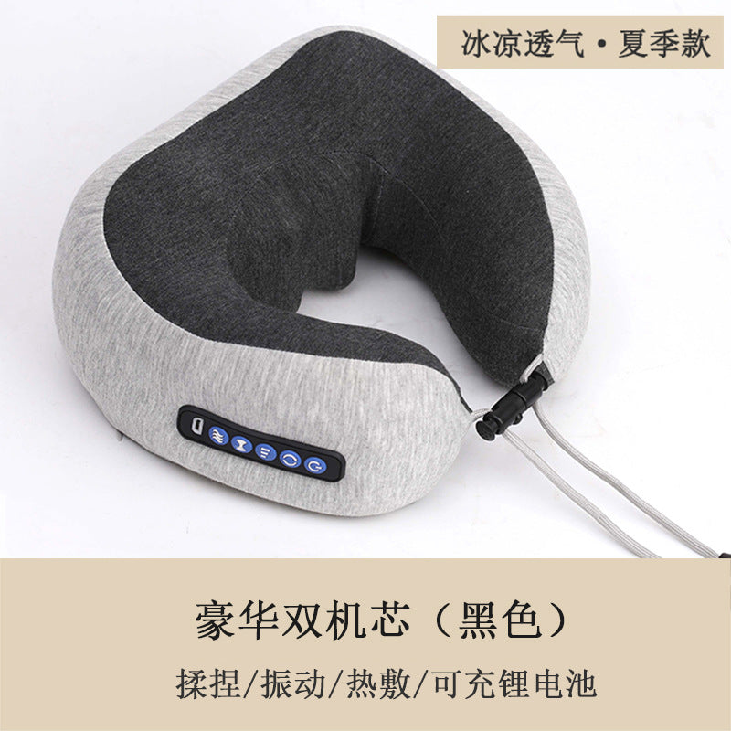 U-Shaped Cervical Massage Pillow - Electric Neck & Shoulder Massager