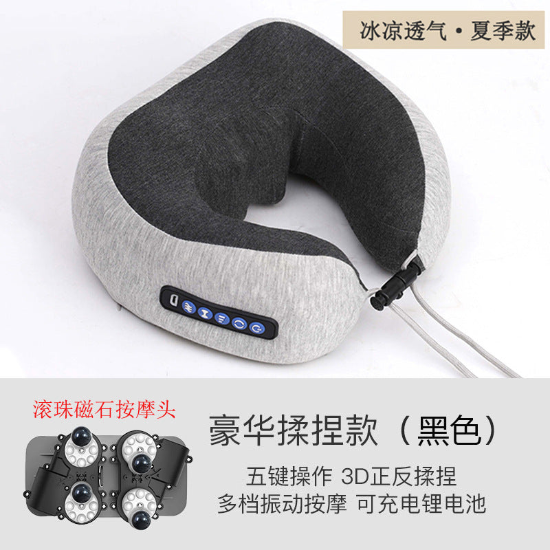 U-Shaped Cervical Massage Pillow - Electric Neck & Shoulder Massager