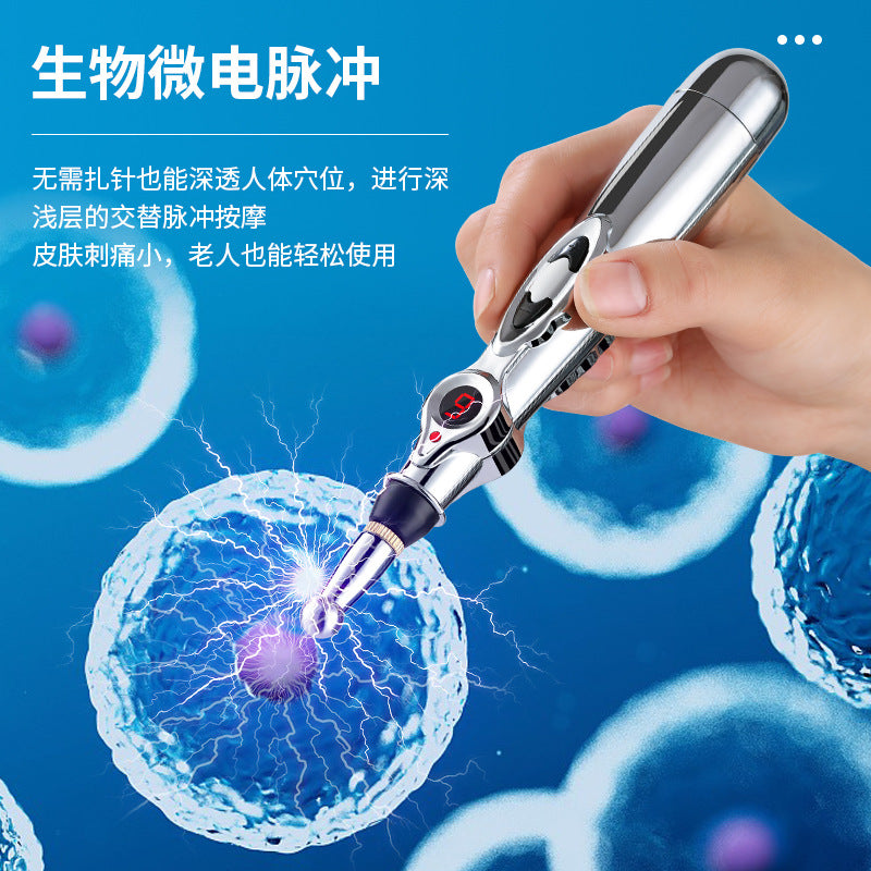 Energy Enhancing Electronic Acupuncture Pen – Acupoint Detection & Meridian Massage Tool