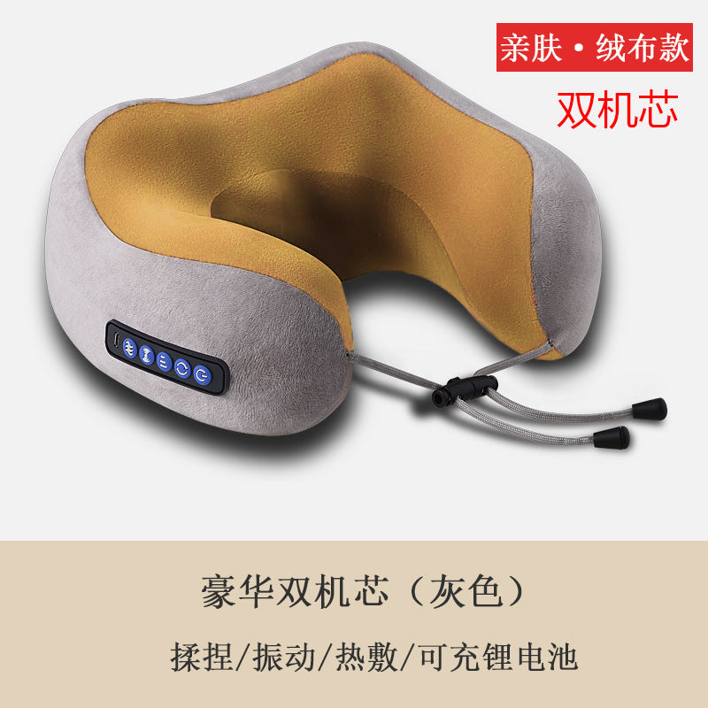 U-Shaped Cervical Massage Pillow - Electric Neck & Shoulder Massager