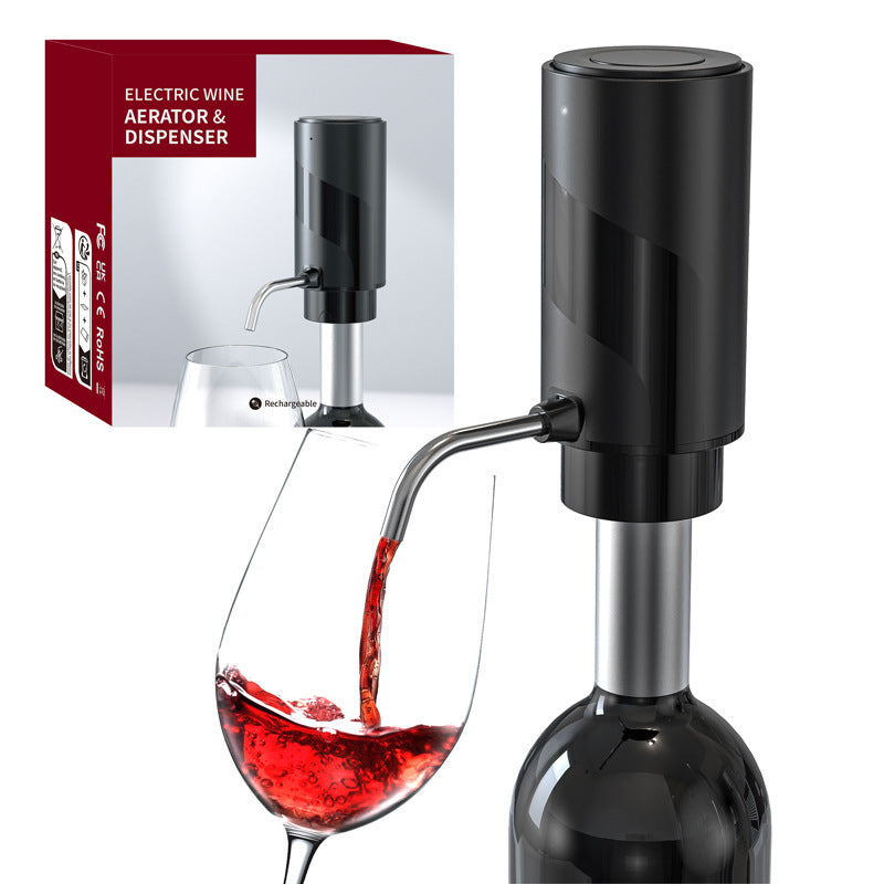 Classy Cross-border USB Rechargeable Wine Decanter | Smart & Speedy Electronic Dispenser