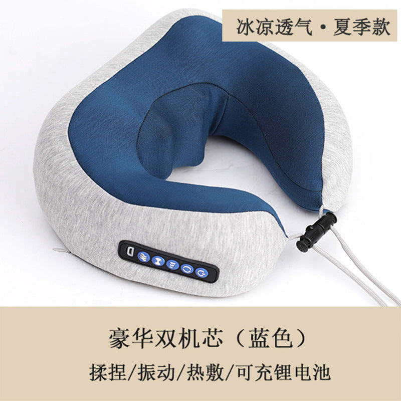 U-Shaped Cervical Massage Pillow - Electric Neck & Shoulder Massager