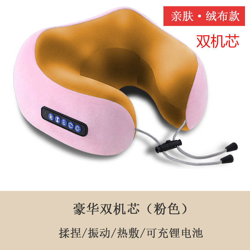 U-Shaped Cervical Massage Pillow - Electric Neck & Shoulder Massager