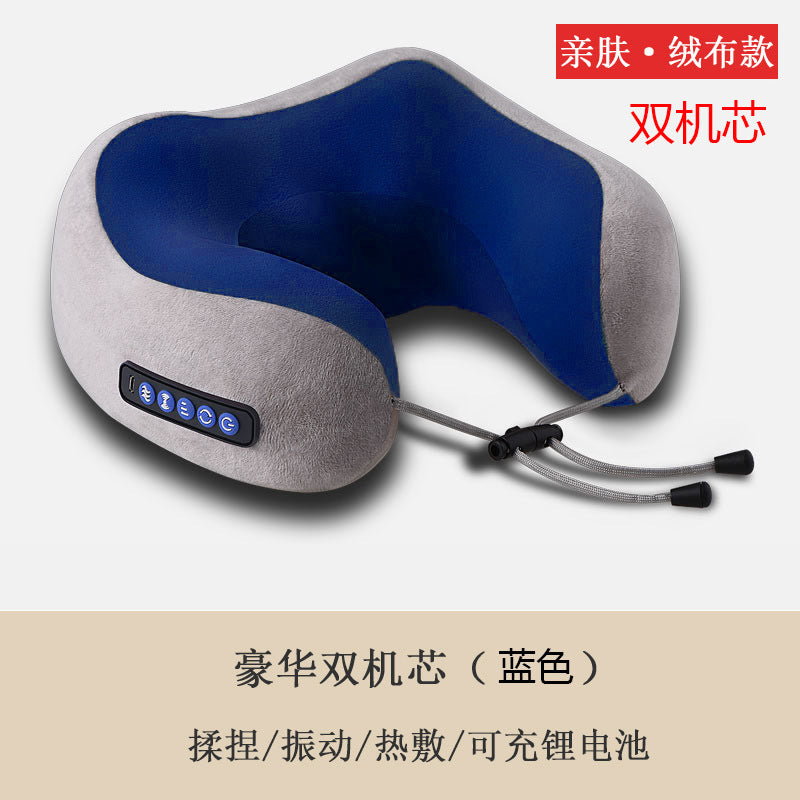 U-Shaped Cervical Massage Pillow - Electric Neck & Shoulder Massager