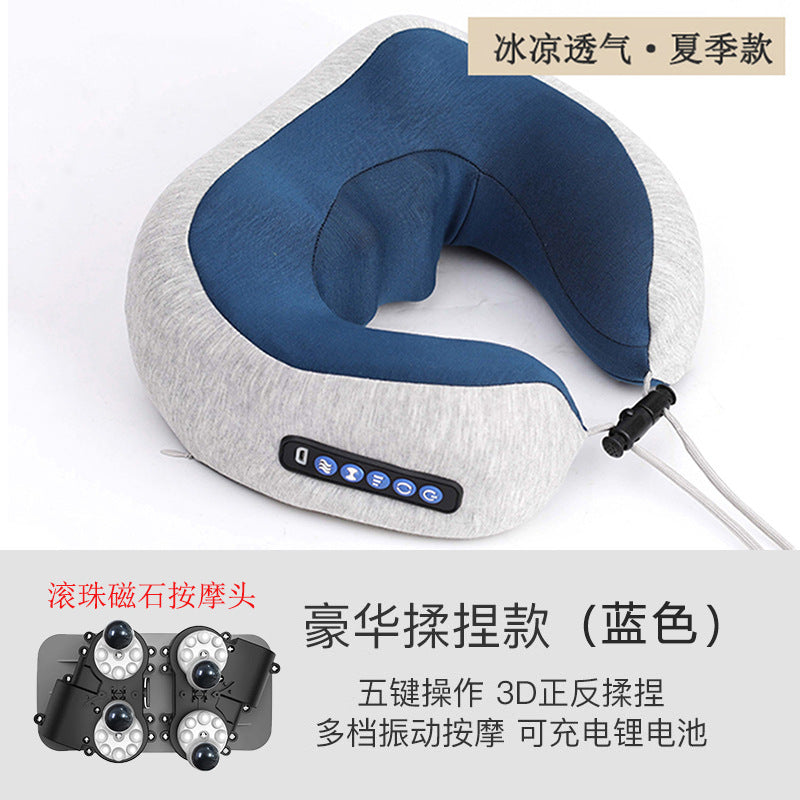 U-Shaped Cervical Massage Pillow - Electric Neck & Shoulder Massager